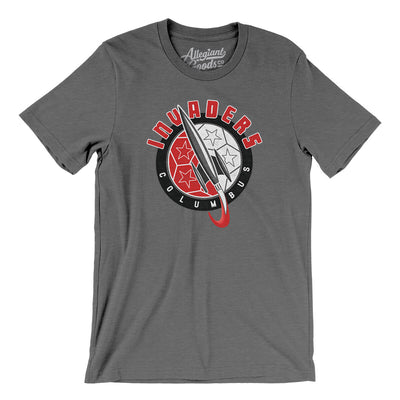Columbus Invaders Soccer Men/Unisex T-Shirt-Deep Heather-Allegiant Goods Co. Vintage Sports Apparel