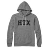 Htx Varsity Hoodie-Deep Heather-Allegiant Goods Co. Vintage Sports Apparel