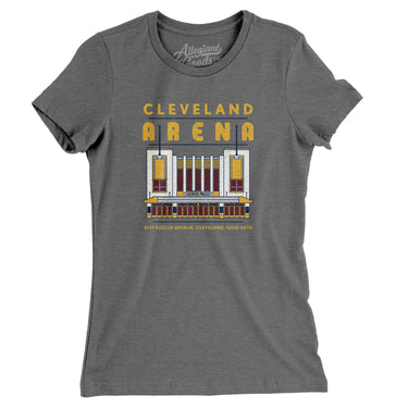 Cleveland Arena Women's T-Shirt-Allegiant Goods Co. Vintage Sports Apparel