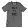 Seattle 206 Men/Unisex T-Shirt-Deep Heather-Allegiant Goods Co. Vintage Sports Apparel
