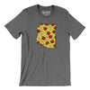 Arizona Pizza State Men/Unisex T-Shirt-Deep Heather-Allegiant Goods Co. Vintage Sports Apparel