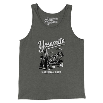 Yosemite National Park Men/Unisex Tank Top-Allegiant Goods Co. Vintage Sports Apparel