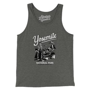 Yosemite National Park Men/Unisex Tank Top-Allegiant Goods Co. Vintage Sports Apparel