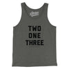 Los Angeles 213 Men/Unisex Tank Top-Deep Heather-Allegiant Goods Co. Vintage Sports Apparel