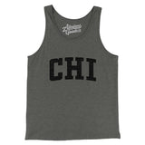 Chi Varsity Men/Unisex Tank Top-Deep Heather-Allegiant Goods Co. Vintage Sports Apparel