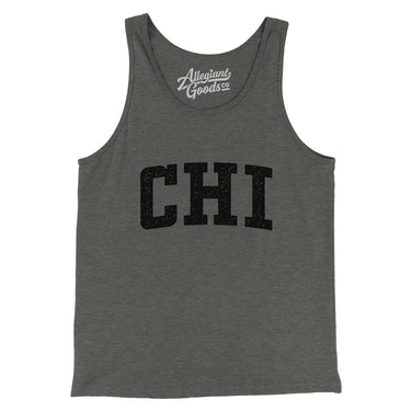 Chi Varsity Men/Unisex Tank Top-Deep Heather-Allegiant Goods Co. Vintage Sports Apparel