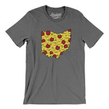 Ohio Pizza State Men/Unisex T-Shirt-Allegiant Goods Co. Vintage Sports Apparel