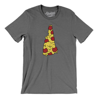 New Hampshire Pizza State Men/Unisex T-Shirt-Deep Heather-Allegiant Goods Co. Vintage Sports Apparel