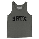 Satx Varsity Men/Unisex Tank Top-Allegiant Goods Co. Vintage Sports Apparel