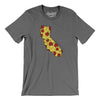 California Pizza State Men/Unisex T-Shirt-Deep Heather-Allegiant Goods Co. Vintage Sports Apparel