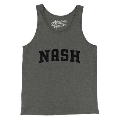Nash Varsity Men/Unisex Tank Top-Deep Heather-Allegiant Goods Co. Vintage Sports Apparel