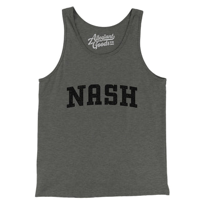 Nash Varsity Men/Unisex Tank Top-Deep Heather-Allegiant Goods Co. Vintage Sports Apparel
