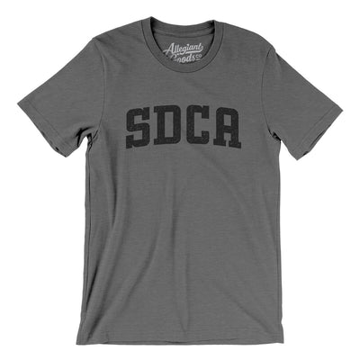 Sdca Varsity Men/Unisex T-Shirt-Deep Heather-Allegiant Goods Co. Vintage Sports Apparel