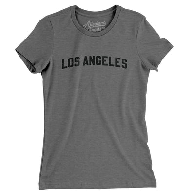 Los Angeles Varsity Women's T-Shirt-Deep Heather-Allegiant Goods Co. Vintage Sports Apparel