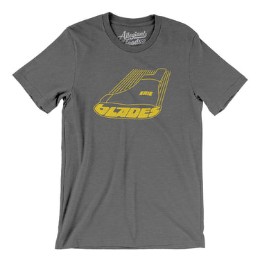 Erie Blades Men/Unisex T-Shirt-Allegiant Goods Co. Vintage Sports Apparel