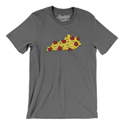 Kentucky Pizza State Men/Unisex T-Shirt-Deep Heather-Allegiant Goods Co. Vintage Sports Apparel