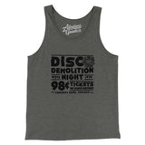 Disco Demolition Night Men/Unisex Tank Top-Allegiant Goods Co. Vintage Sports Apparel
