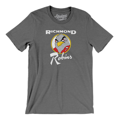 Richmond Robins Hockey Men/Unisex T-Shirt-Deep Heather-Allegiant Goods Co. Vintage Sports Apparel