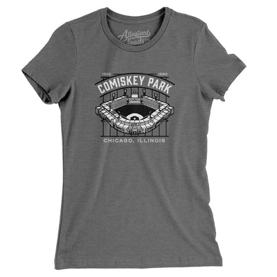 Comiskey Park Women's T-Shirt-Deep Heather-Allegiant Goods Co. Vintage Sports Apparel