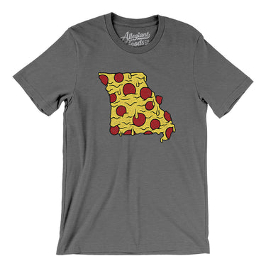 Missouri Pizza State Men/Unisex T-Shirt-Allegiant Goods Co. Vintage Sports Apparel