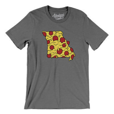 Missouri Pizza State Men/Unisex T-Shirt-Deep Heather-Allegiant Goods Co. Vintage Sports Apparel