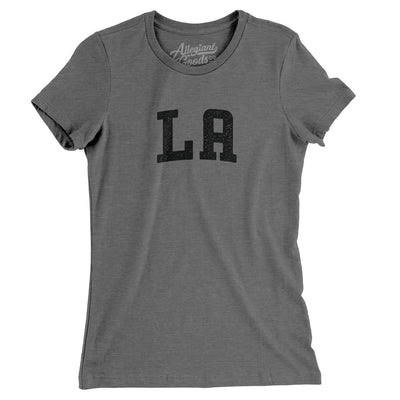L.a. Varsity Women's T-Shirt-Deep Heather-Allegiant Goods Co. Vintage Sports Apparel