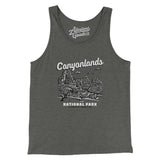 Canyonlands National Park Men/Unisex Tank Top-Deep Heather-Allegiant Goods Co. Vintage Sports Apparel