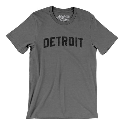 Detroit Varsity Men/Unisex T-Shirt-Deep Heather-Allegiant Goods Co. Vintage Sports Apparel