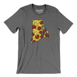 Rhode Island Pizza State Men/Unisex T-Shirt-Allegiant Goods Co. Vintage Sports Apparel