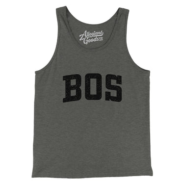 BOS Varsity Men/Unisex Tank Top-Allegiant Goods Co. Vintage Sports Apparel