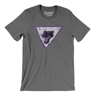 Erie Panthers Men/Unisex T-Shirt-Deep Heather-Allegiant Goods Co. Vintage Sports Apparel