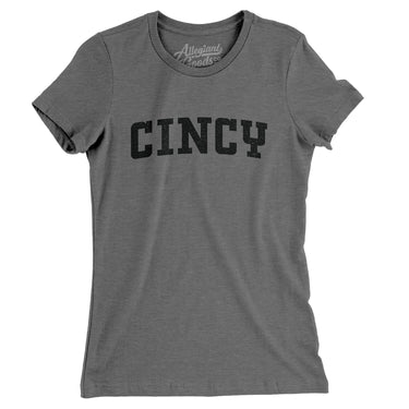 Cincy Varsity Women's T-Shirt-Allegiant Goods Co. Vintage Sports Apparel