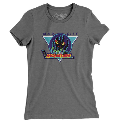 Madison Monsters Women's T-Shirt-Deep Heather-Allegiant Goods Co. Vintage Sports Apparel