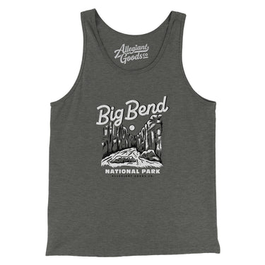 Big Bend National Park Men/Unisex Tank Top-Allegiant Goods Co. Vintage Sports Apparel