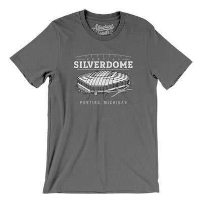 Pontiac Silverdome Men/Unisex T-Shirt-Deep Heather-Allegiant Goods Co. Vintage Sports Apparel
