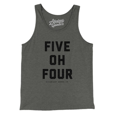 New Orleans 504 Men/Unisex Tank Top-Deep Heather-Allegiant Goods Co. Vintage Sports Apparel