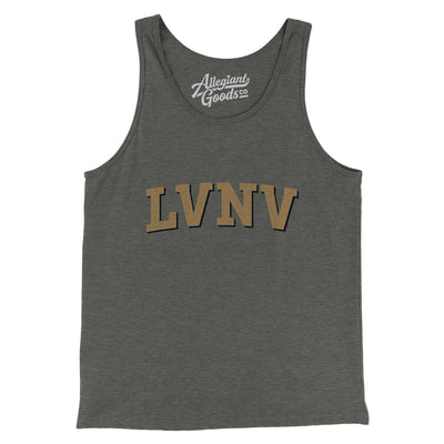 Lvnv Varsity Men/Unisex Tank Top-Deep Heather-Allegiant Goods Co. Vintage Sports Apparel