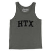 Htx Varsity Men/Unisex Tank Top-Deep Heather-Allegiant Goods Co. Vintage Sports Apparel