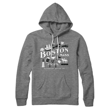 Boston Things Hoodie-Allegiant Goods Co. Vintage Sports Apparel