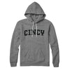 Cincy Varsity Hoodie-Deep Heather-Allegiant Goods Co. Vintage Sports Apparel