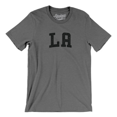 L.a. Varsity Men/Unisex T-Shirt-Deep Heather-Allegiant Goods Co. Vintage Sports Apparel