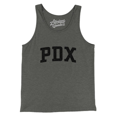 Pdx Varsity Men/Unisex Tank Top-Allegiant Goods Co. Vintage Sports Apparel