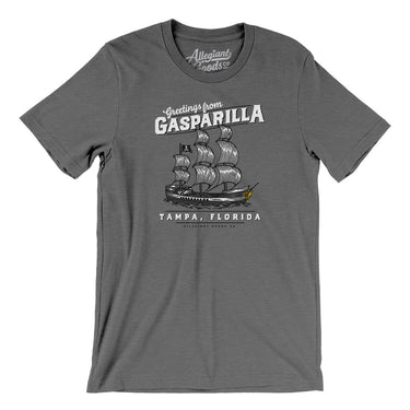 Greetings From Gasparilla Men/Unisex T-Shirt-Allegiant Goods Co. Vintage Sports Apparel