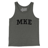 Mke Varsity Men/Unisex Tank Top-Deep Heather-Allegiant Goods Co. Vintage Sports Apparel