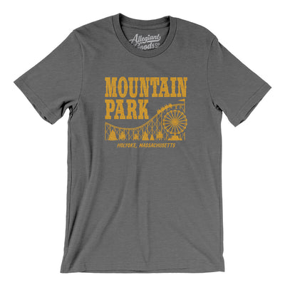 Mountain Park Amusement Park Men/Unisex T-Shirt-Deep Heather-Allegiant Goods Co. Vintage Sports Apparel