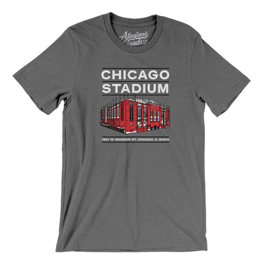 Chicago Stadium Men/Unisex T-Shirt-Allegiant Goods Co. Vintage Sports Apparel
