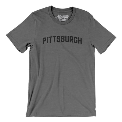 Pittsburgh Varsity Men/Unisex T-Shirt-Deep Heather-Allegiant Goods Co. Vintage Sports Apparel