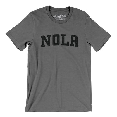 Nola Varsity Men/Unisex T-Shirt-Deep Heather-Allegiant Goods Co. Vintage Sports Apparel