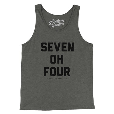 Charlotte 704 Men/Unisex Tank Top-Allegiant Goods Co. Vintage Sports Apparel