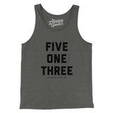 Cincinnati 513 Men/Unisex Tank Top-Allegiant Goods Co. Vintage Sports Apparel